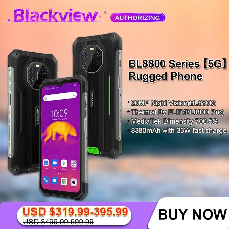 Blackview BL8800  5G ߰ ޴, ȭ 50MP ī޶  BL8800 Ʈ, 8GB + 128GB 8380mAh ͸, 6.58 ġ ޴